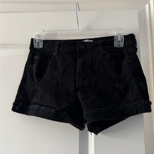 Stylish Black Denim Women Shorts